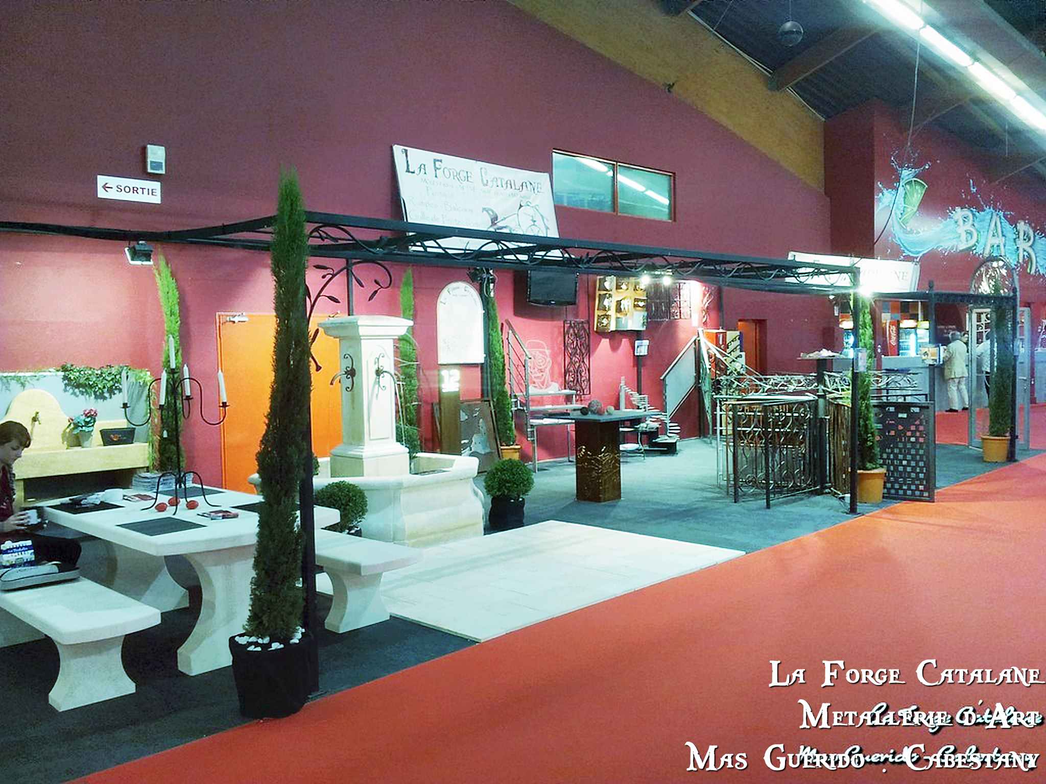 Stand salon de l habitat 2013 forge catalane 4.jpg